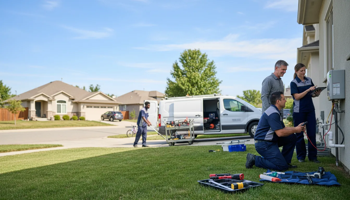 Tankless water heater service in Richland, GA